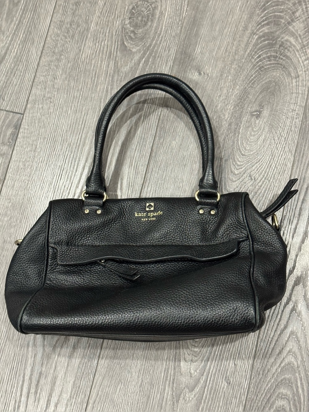 Kate Spade leather mini-bowling style purse